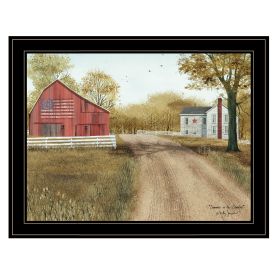 Trendy Decor 4U "Summer in the Country" Framed Wall Art; Modern Home Decor Framed Print for Living Room; Bedroom & Farmhouse Wall Decoration by Billy