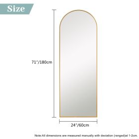 Modern Arch-top Full Length Mirror