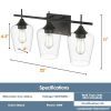 3-Light Wall Sconce Modern Bathroom Vanity Light Fixtures