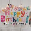 Happy Birthday Tapestry Photo Backdrop Stars Hanging Blankets Party Decorate Wall Tapestry; 51x59 inch