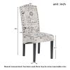 Dining Script Fabric Accent Chair with Solid Wood Legs; Set of 2