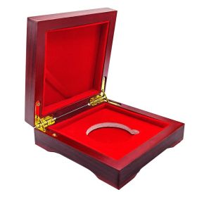 New Fire Competition Medal Commemorative Coin (Option: Red solid wood box)