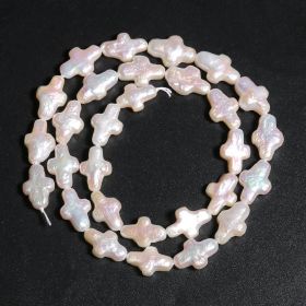 Fashion Pearl Bracelet Semi-finished Beads Accessories (Option: Cross)