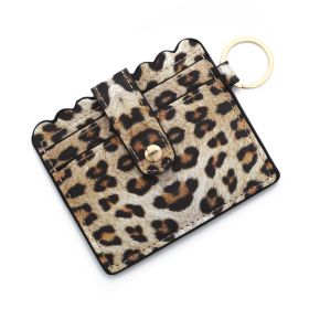 Women's Fashion Simple Leather Wallet Coin Purse (Option: B6 Yellow Leopard)