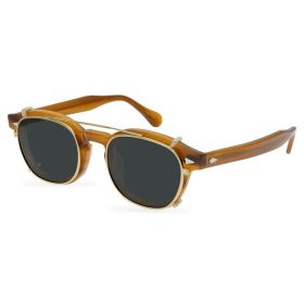 Classic American Vintage Clip Sunglasses (Option: Color3)