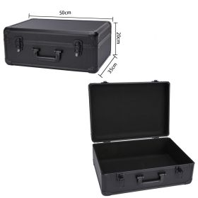 Fashion Portable Aluminum Alloy Toolbox (Option: Black empty box 50cm)