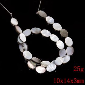 Natural Stone Making Diy Necklace Accessories (Option: Ellipse C)