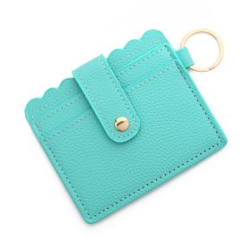 Women's Fashion Simple Leather Wallet Coin Purse (Option: C10 Mint Green)