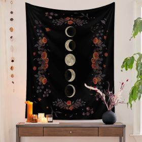 European Retro Mushroom Hanging Cloth Plant Homestay Tapestry (Option: K-200X150CMInstallation package)