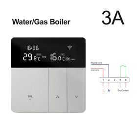 LCD Temperature Control Voice Wifi (Option: 3A Water Gas Boiler)