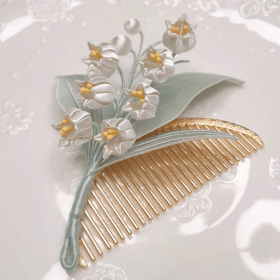 Women's Fashion Simple Alloy Hair Comb Jewelry (Option: Picture color)