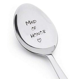 Valentine's Day Gift Engraved Stainless Steel Long-handled Spoon (Option: 1 Style)