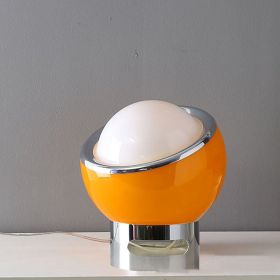 Protein In Ancient Style Glass Table Lamp Bedroom (Option: Orange-EU)