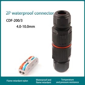 Male Female Waterproof Connector Wire Terminal Device (Option: CDF2002P)