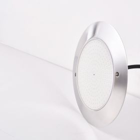 Outdoor Landscape Ultra-thin Led Stainless Steel Swimming Pool Light (Option: White-25W)