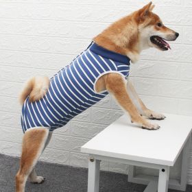 Fashion Personality Multi-color Pet Clothes (Option: Stripe-M)