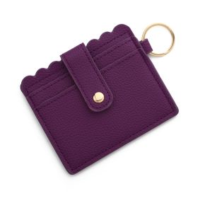 Women's Fashion Simple Leather Wallet Coin Purse (Option: C13 Deep Purple)