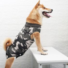 Fashion Personality Multi-color Pet Clothes (Option: Camo-M)