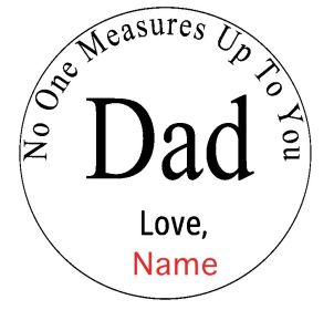 Men's Custom Name Personalized Father's Day Tape Measure (Option: 1 Style)