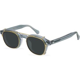 Classic American Vintage Clip Sunglasses (Option: Color9)