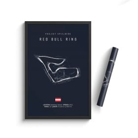 Formula One Racing Track Wall Canvas Painting (Option: 1 Style-70x100CM)