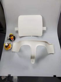 High Chair Kid Dining Chairs Baby Seat Protection Accessories (Color: White)