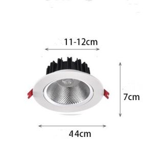 Household Wall Washing Lamp COB Spotlight Led Sky Lamp Angle Adjustable (Option: 20w-3000K)