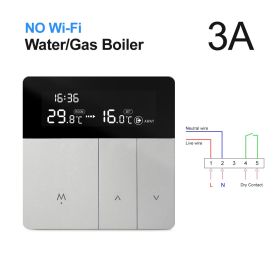 LCD Temperature Control Voice Wifi (Option: NO WiFi 3AGas Boiler)