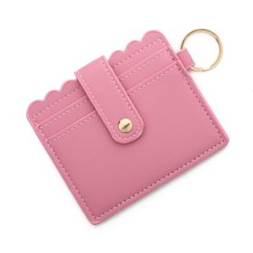 Women's Fashion Simple Leather Wallet Coin Purse (Option: C6 Dark Pink)