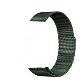 Stainless Steel Milan Strap Magnetic Attraction (Option: Blackish green-42to44to45mm)