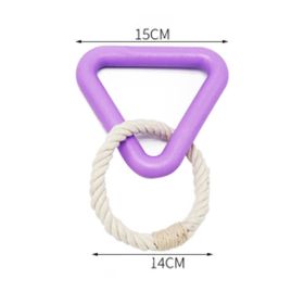 Pet Tug-of-war Knot Toy Medium And Large (Option: Pull ring L)