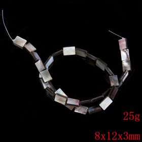 Natural Stone Making Diy Necklace Accessories (Option: Small rectangle)