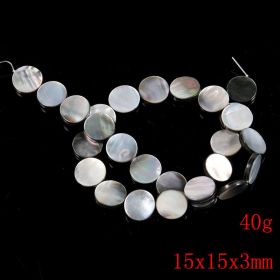 Natural Stone Making Diy Necklace Accessories (Option: Circle B)