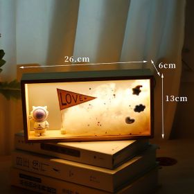 Bedside Night Light Box Astronaut Small Decoration (Option: Astronaut-USB)