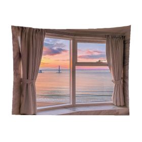 False Window Window Scenery Background Cloth (Option: Light summer-150x200cm)