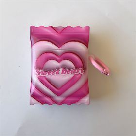 Simple Love Shell Pattern Earphone Cover (Option: Red-AirPods Pro2 generation)