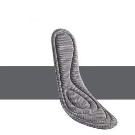 Nano Antibacterial Insole Super Soft Rebound (Option: Grey-41 to 42)