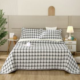 New Cotton Bed Cover Three-piece Set (Option: Helsinger-Single Bed Cover 150x200cm)