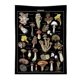 Mushroom Background Photography, Bedside Hanging Cloth (Option: Picture Color-180x230cm-Matte style)