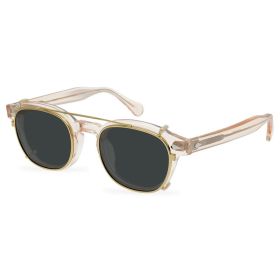 Classic American Vintage Clip Sunglasses (Option: Color10)