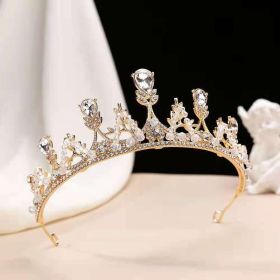 Girls' Crown Crystal Big Hair Band (Option: D)