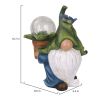 Cartoon Gnome Dwarf Statue Garden Lighting Waterproof Resin Figurines Solar Light Outdoor Lawn Courtyard Night Decorative Lamp