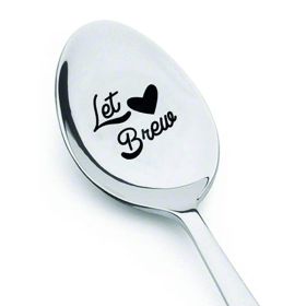 Valentine's Day Gift Engraved Stainless Steel Long-handled Spoon (Option: 3 Style)