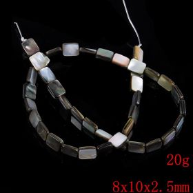 Natural Stone Making Diy Necklace Accessories (Option: Medium rectangle)