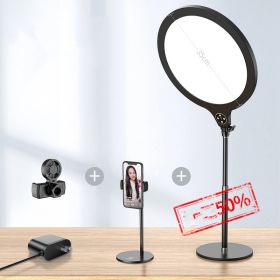 Photo Full Screen Beauty Lamp Mobile Phone Telescopic Desktop Floor Fill Light Bracket (Option: 19style-USB)