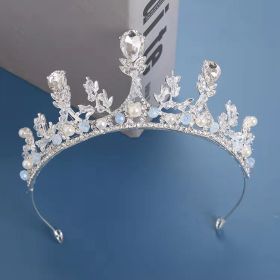 Girls' Crown Crystal Big Hair Band (Option: G)