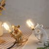 Creative Nordic Resin Mouse Table Lamp Desk LED Night Lights Small Mini Rat Desk Lamps