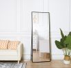 Full Length Mirror Standing 65''x22'' for Bedroom with Aluminum Frame;  Large Full Body Floor Mirror Wall Hanging or Leaning Modern Decor for Dressing