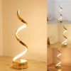 Nordic Style Acrylic Decorative Lamp LED Spiral Table Lamp Simple Modern Personality Art Net Red Table Lamp