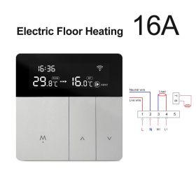 LCD Temperature Control Voice Wifi (Option: 16A Electirc Heating)